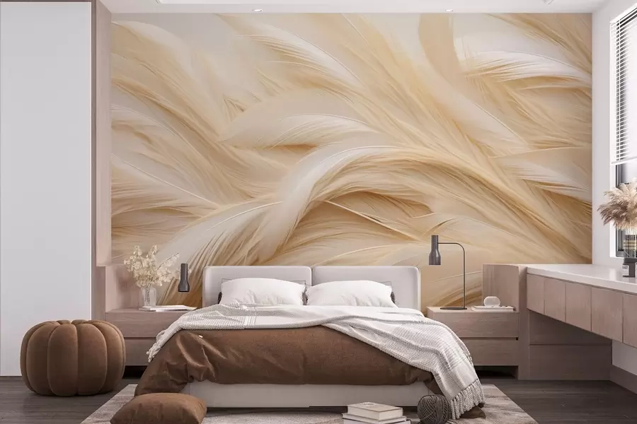 murales de pared plumas delicadas w05718