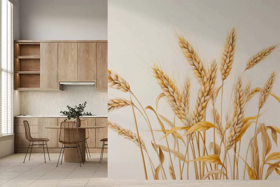 murales de pared Espiguillas delicadas w05714v1