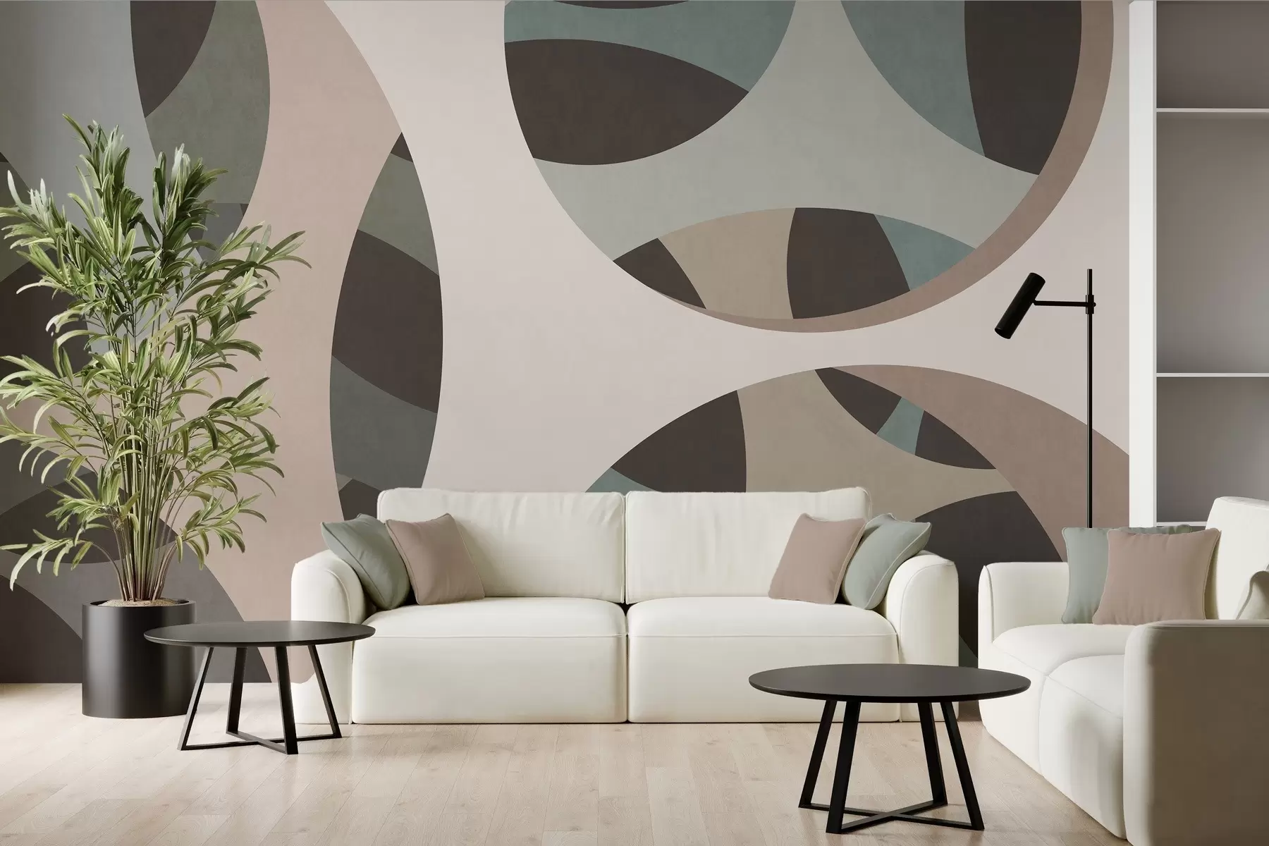 murales de pared abstracción textural contemporánea en tonos beige y naturales w05751v1
