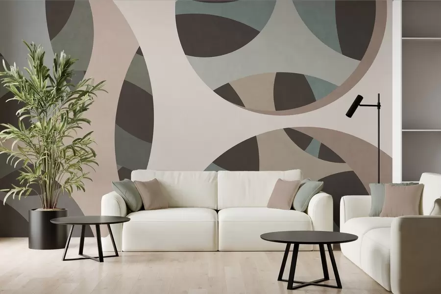 murales de pared abstracción textural contemporánea en tonos beige y naturales w05751v1
