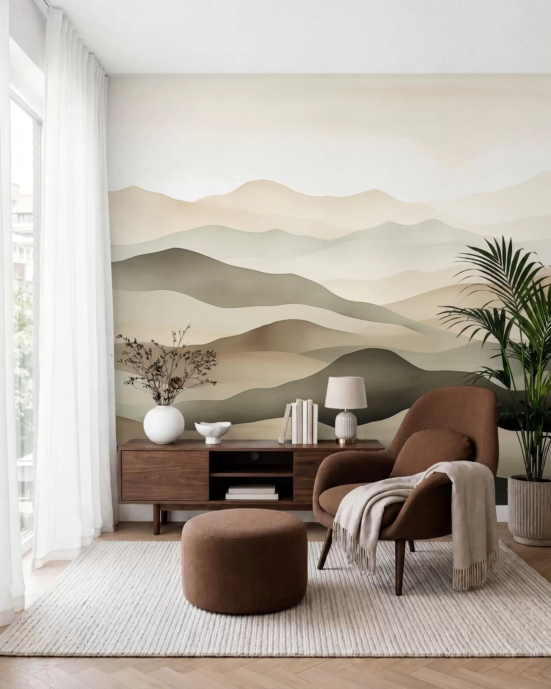 murales de pared Horizontes brumosos w09971