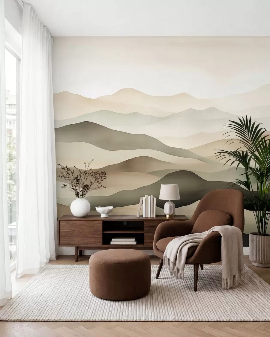 murales de pared Horizontes brumosos w09971