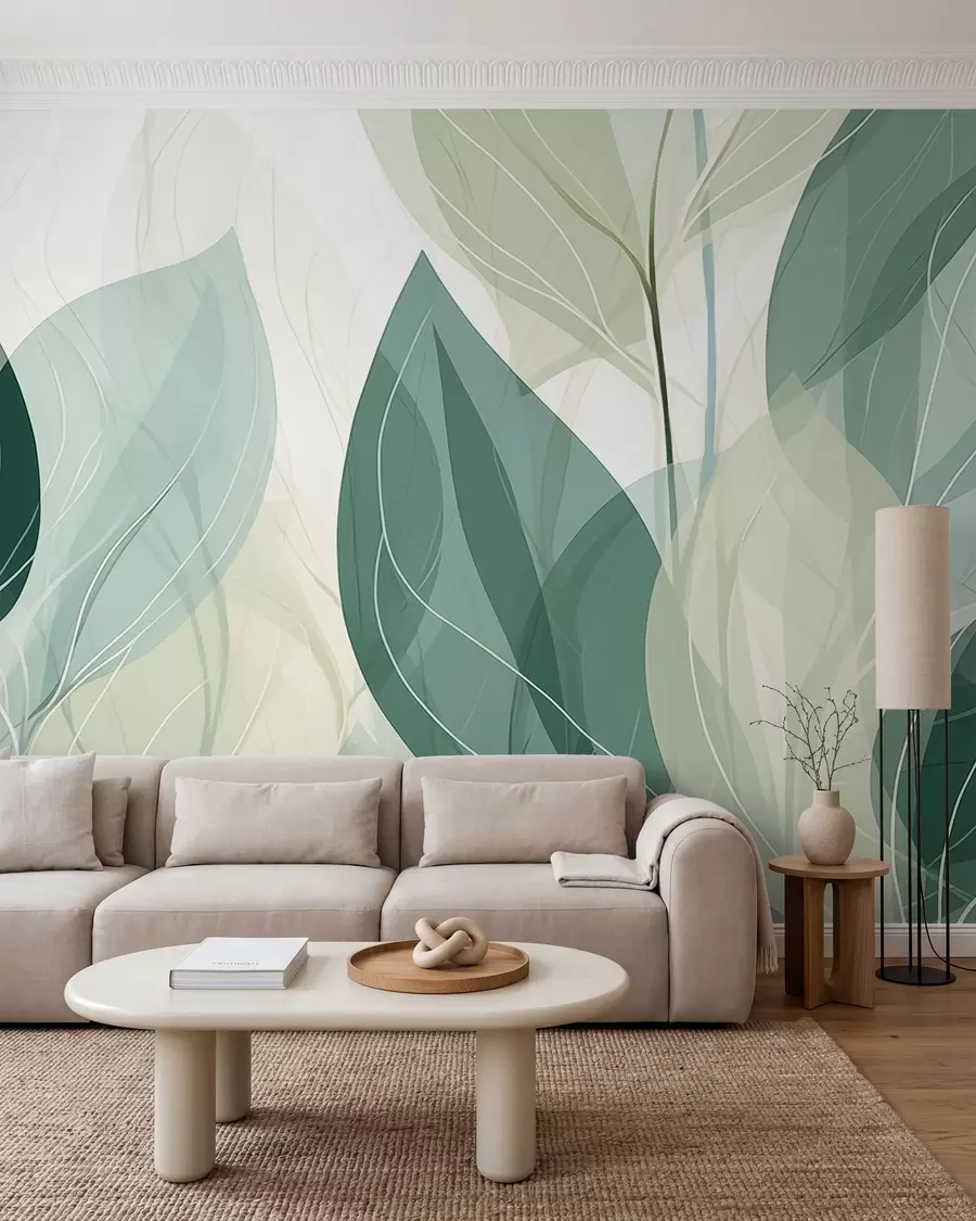 murales de pared Hojas susurrantes w09970v1