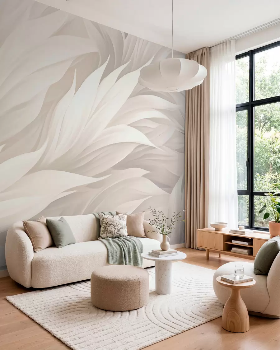 murales de pared Plumas w05773