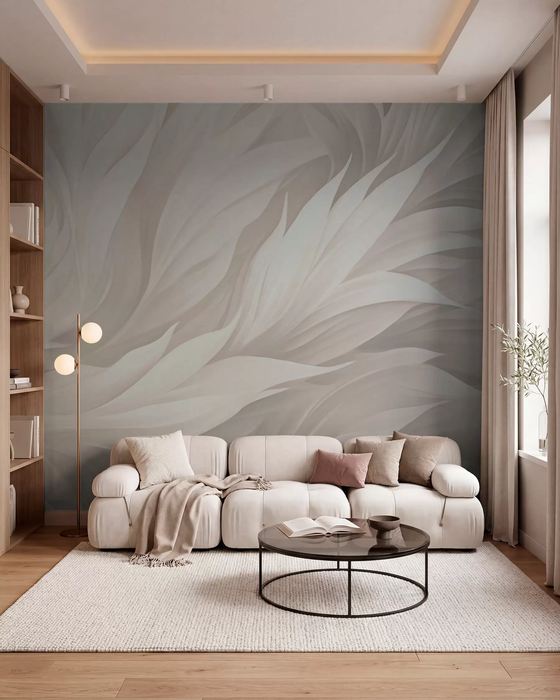 murales de pared Plumas w05773