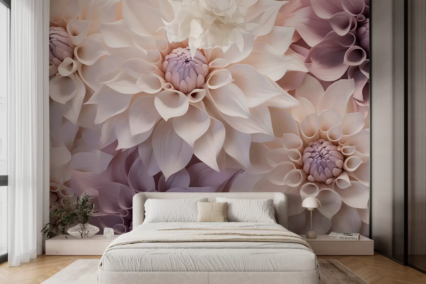 murales de pared Flores clásicas w05774