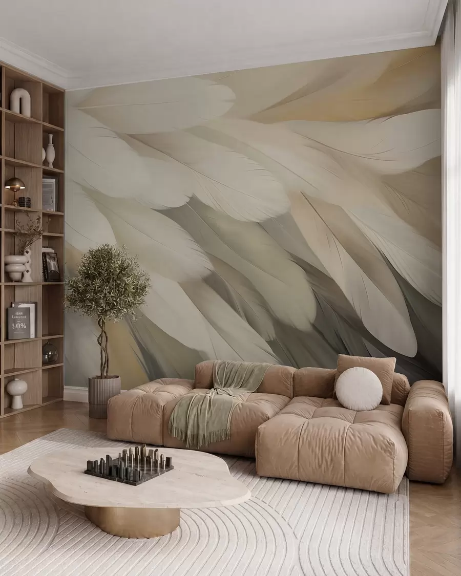 murales de pared Plumas w05791