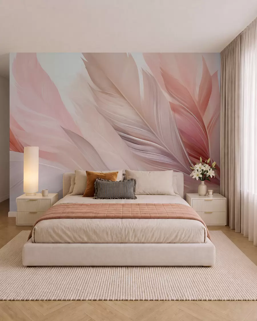 murales de pared Plumas w05793