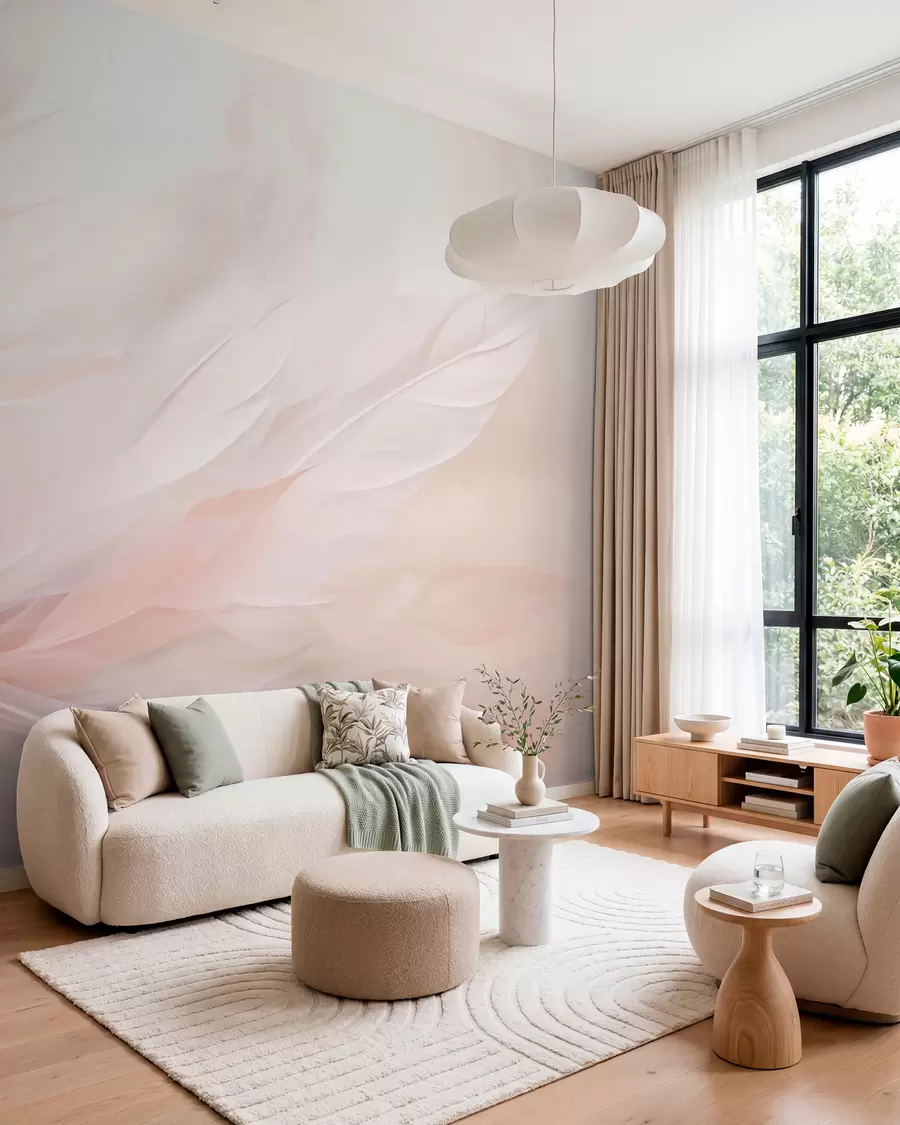 murales de pared Plumas w05770