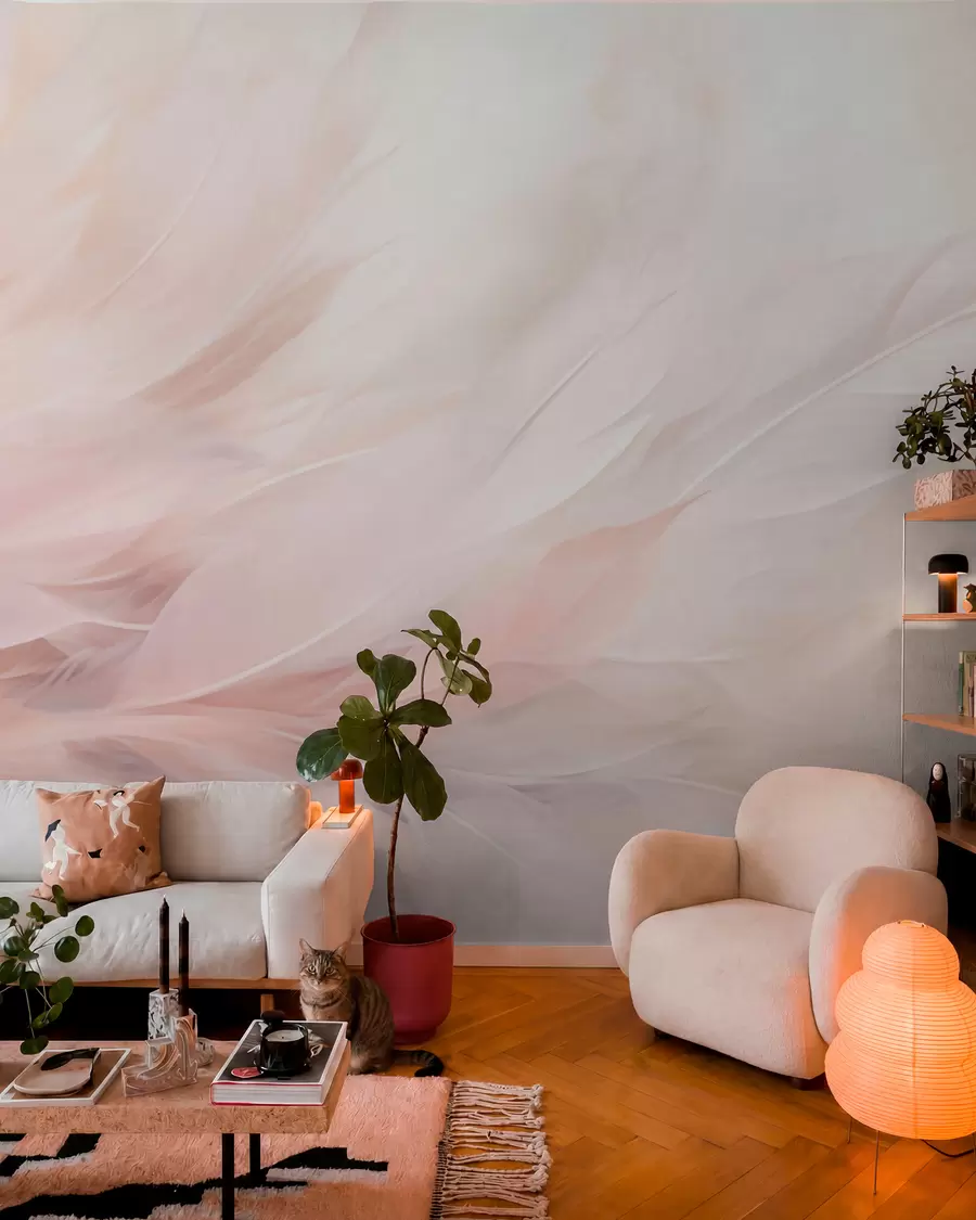 murales de pared Plumas w05770