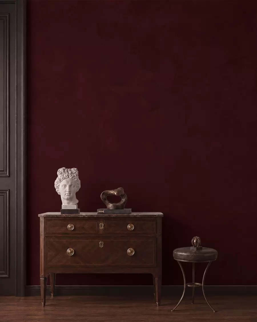 murales de pared Tono cereza intenso con un acabado suave y aterciopelado w05814v2