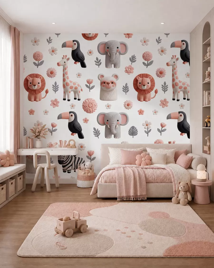 murales de pared Desfile de safari w09994