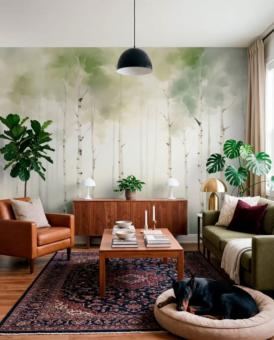 murales de pared Abedules w05676