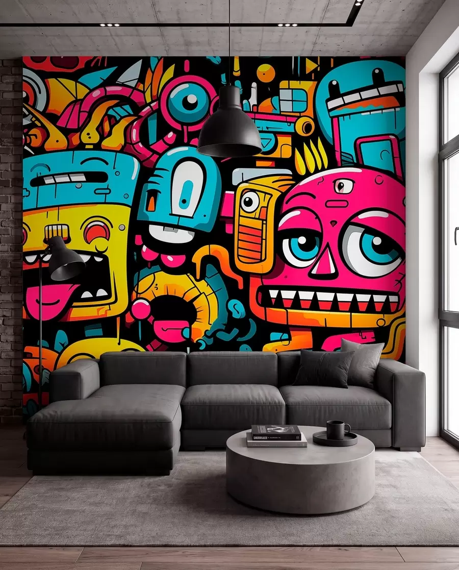 murales de pared Graffiti w05762