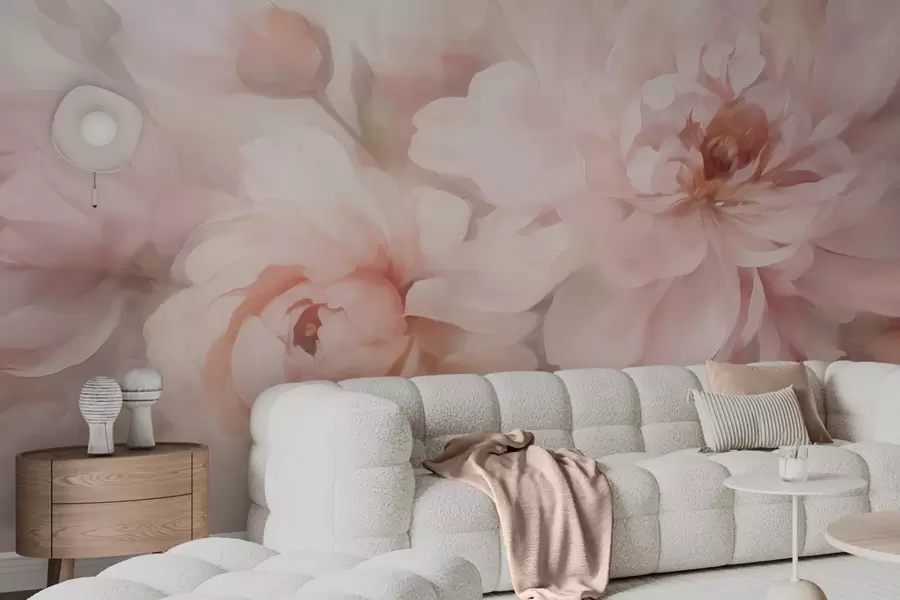 murales de pared flores abstractas w05591
