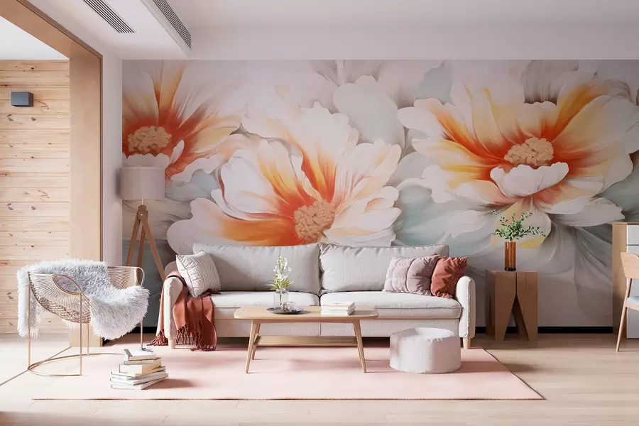 murales de pared Flores de fantasía w05941