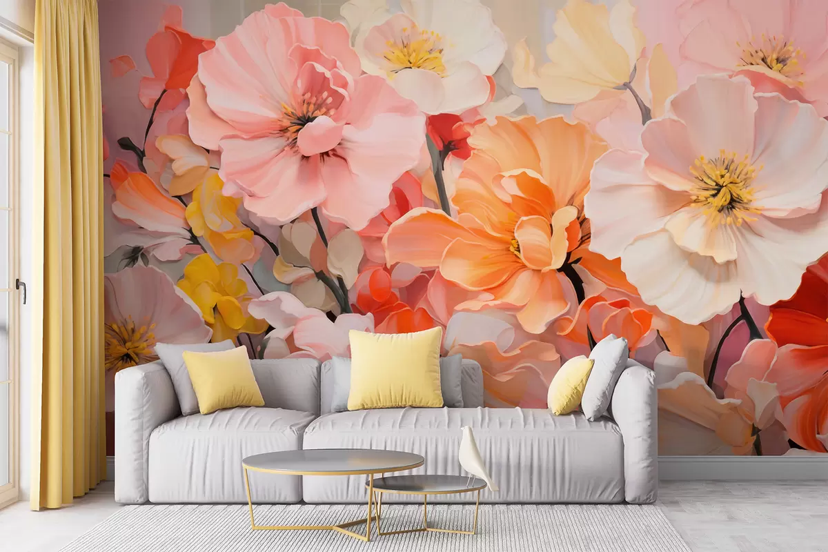 murales de pared Flores fantásticas w05908