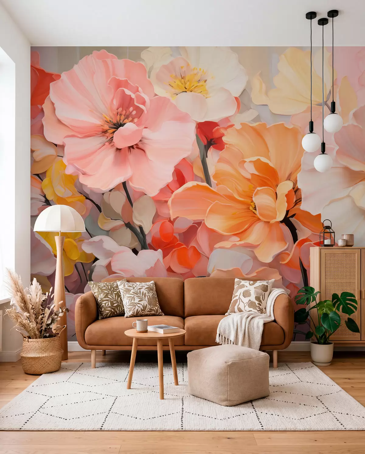 murales de pared Flores fantásticas w05908