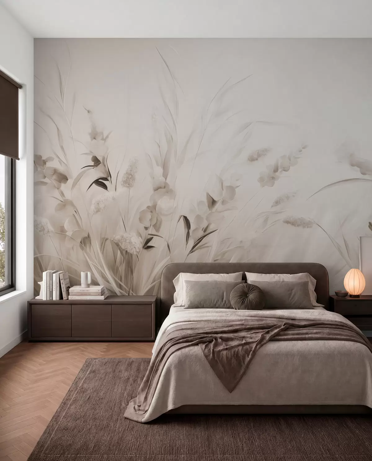 murales de pared Campo de flores w05913
