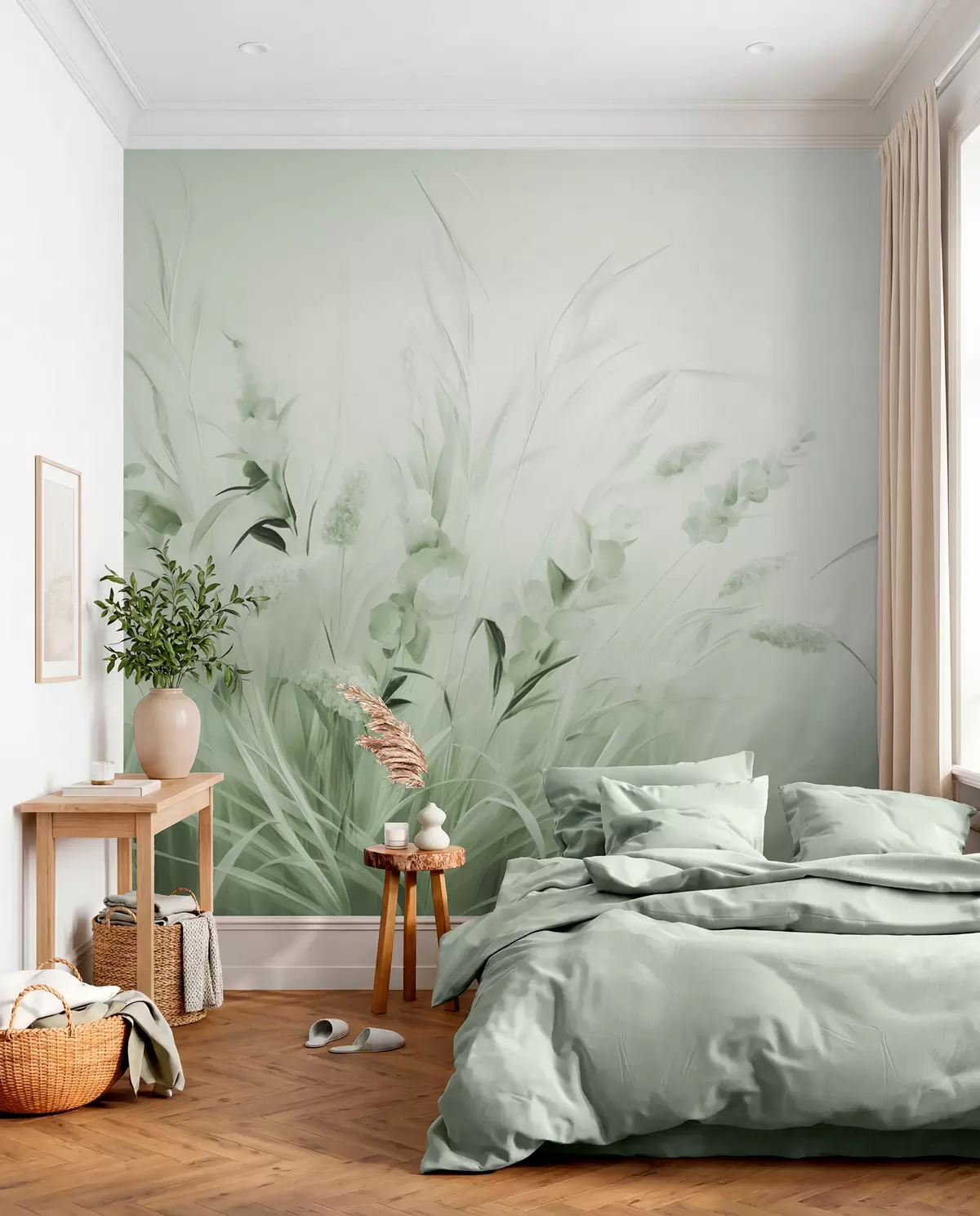murales de pared Campo de flores w05913v1