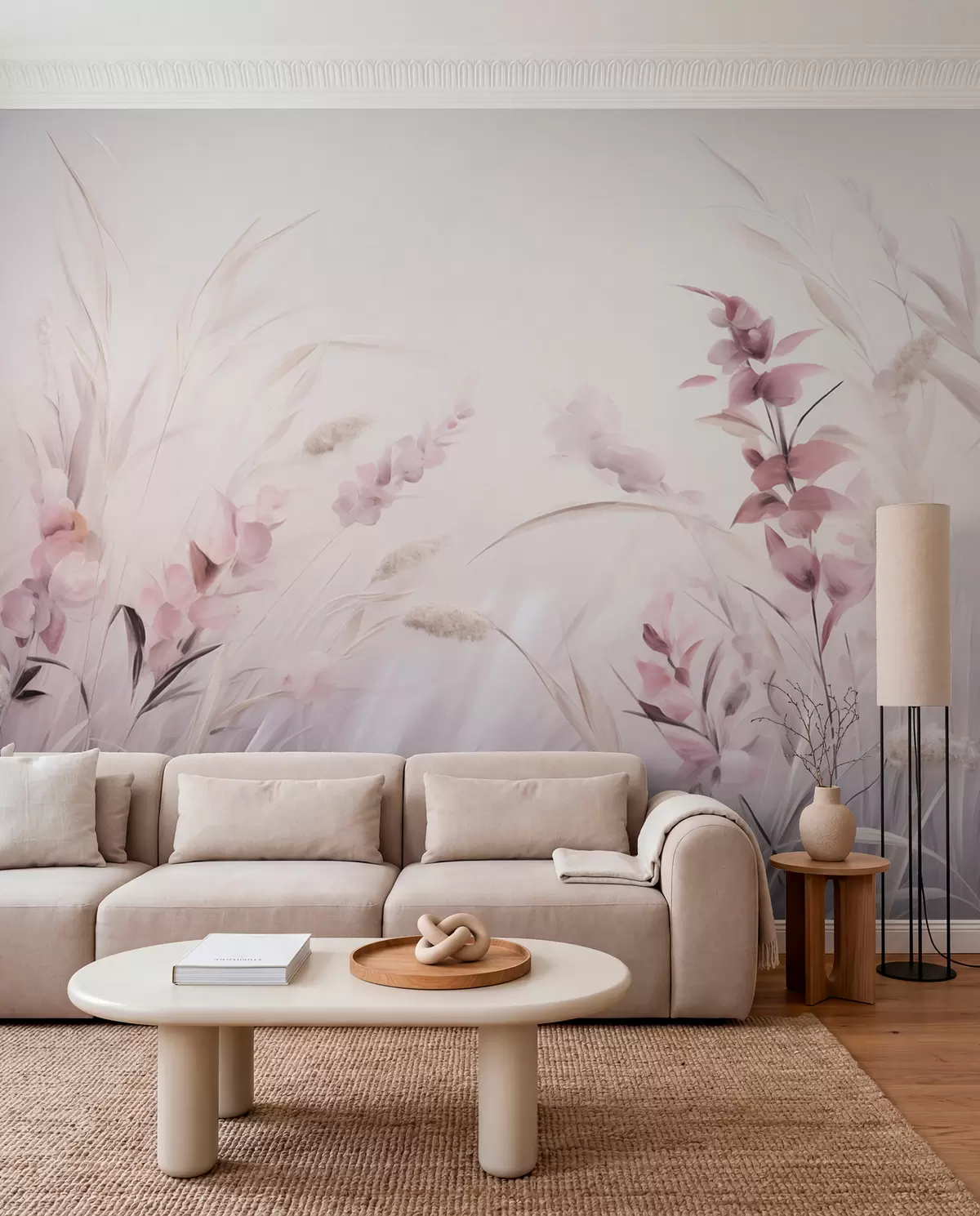 murales de pared Campo de flores w05913v2