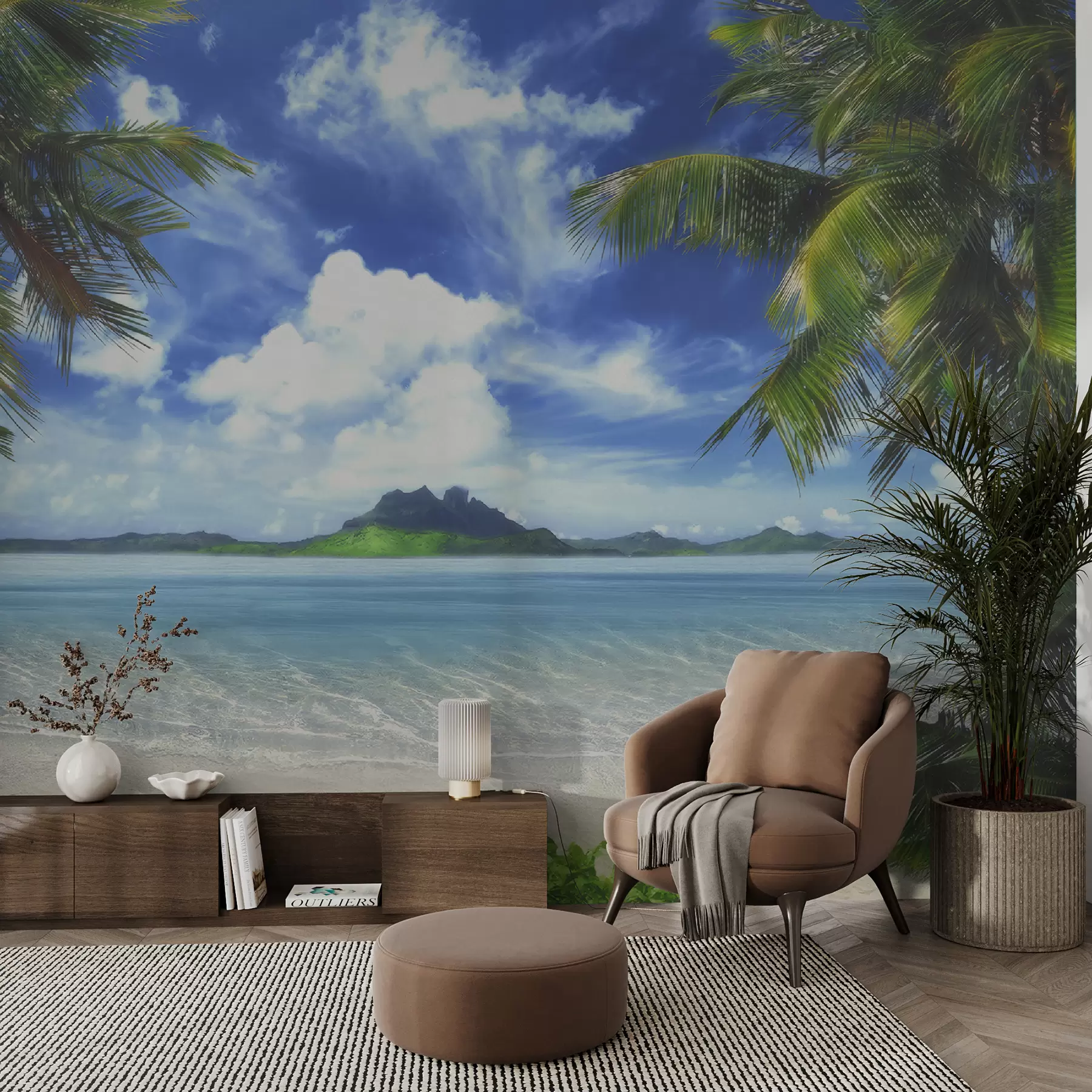 murales de pared Agua, cielo y nube u64771