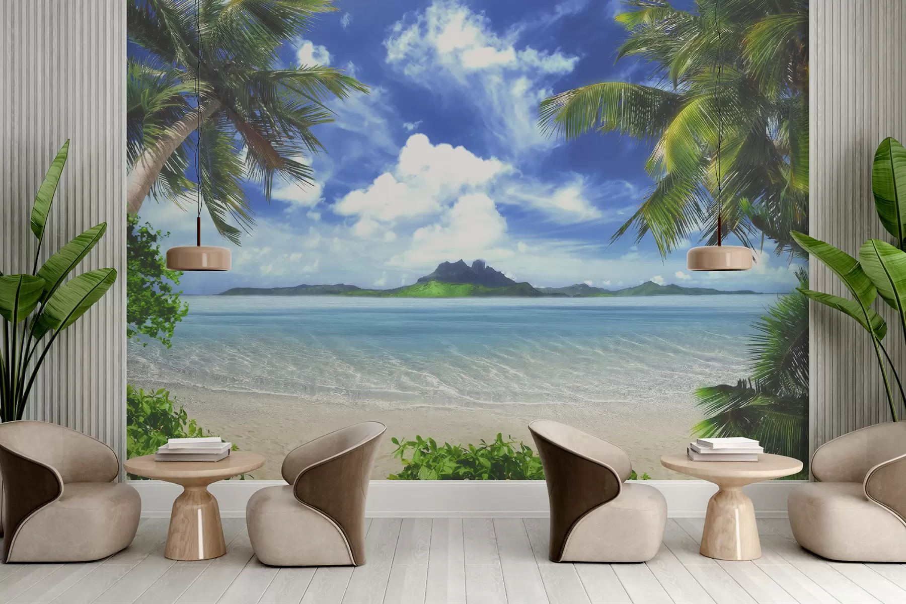 murales de pared Agua, cielo y nube u64771