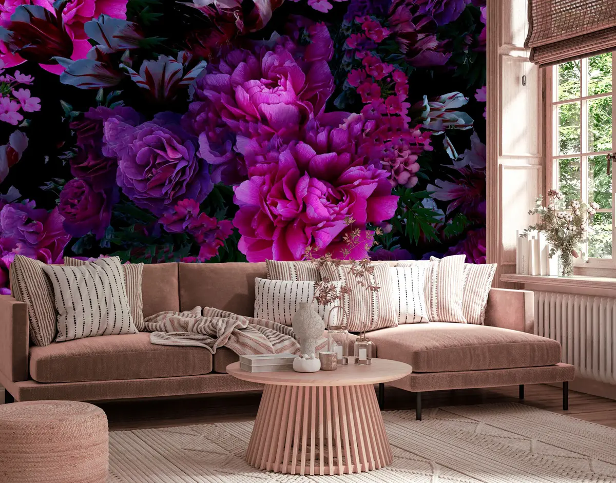 murales de pared Flores brillantes u72236