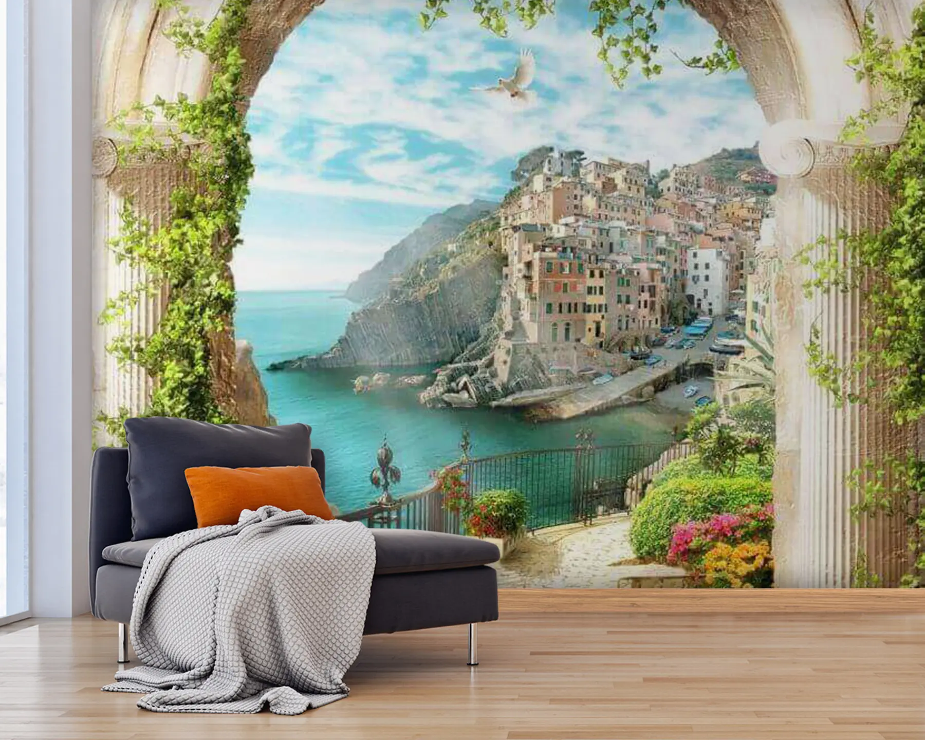 murales de pared Arco mediterráneo u28398