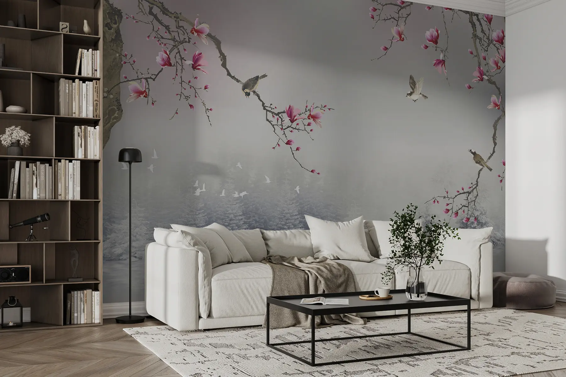 murales de pared Flor, agua y liquido u37233