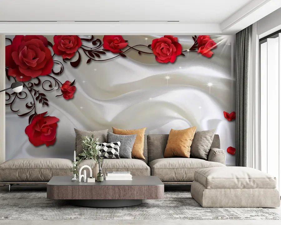 murales de pared Flor, comida y planta u45289