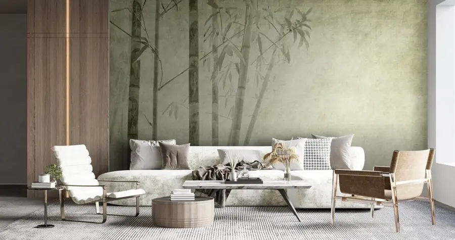 murales de pared Minimalismo Bambú u72564