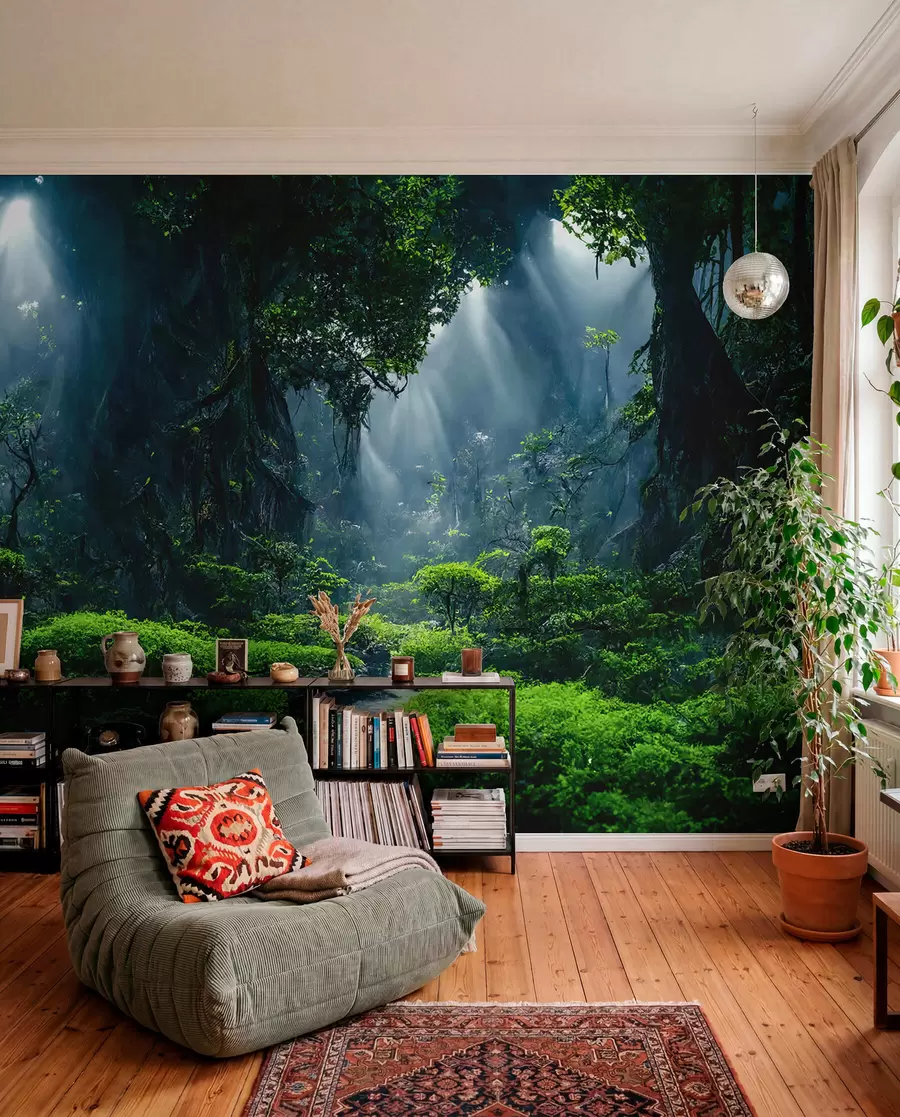 murales de pared Paisaje forestal natural u72430