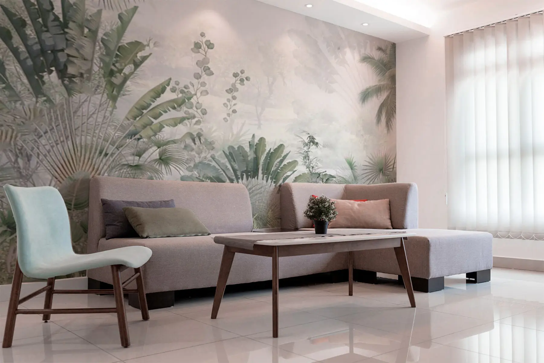 murales de pared Hermoso paisaje tropical u79762