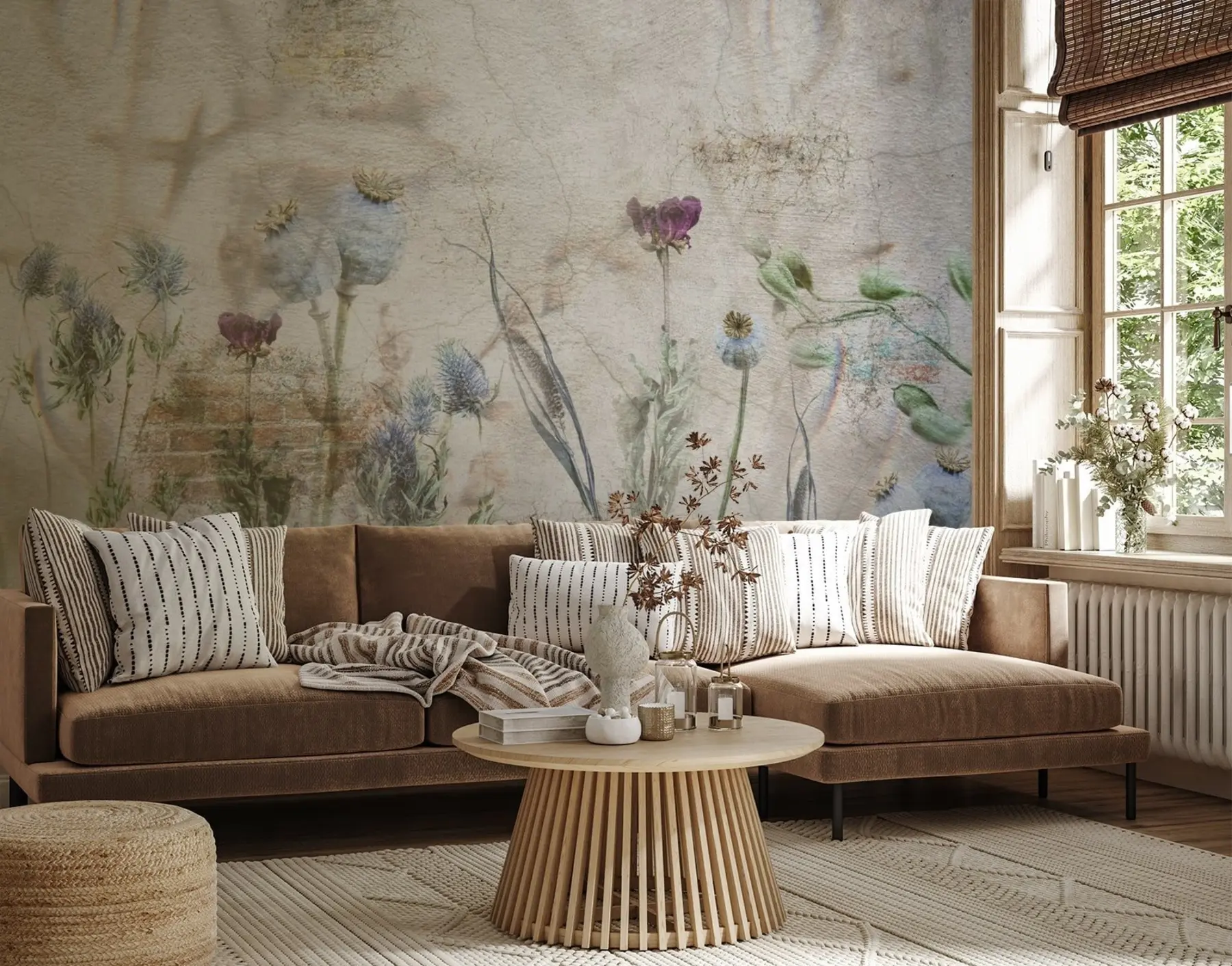 murales de pared Flores y hierbas u72771