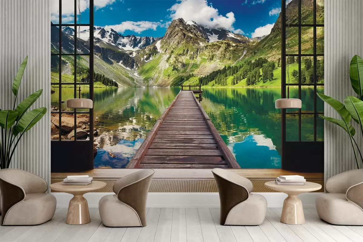murales de pared Cielo, agua y nube u53287