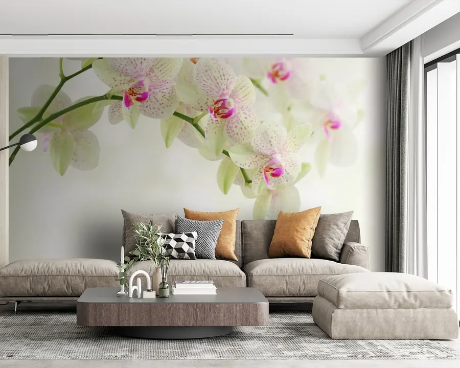 murales de pared Flor, planta y agua u56335