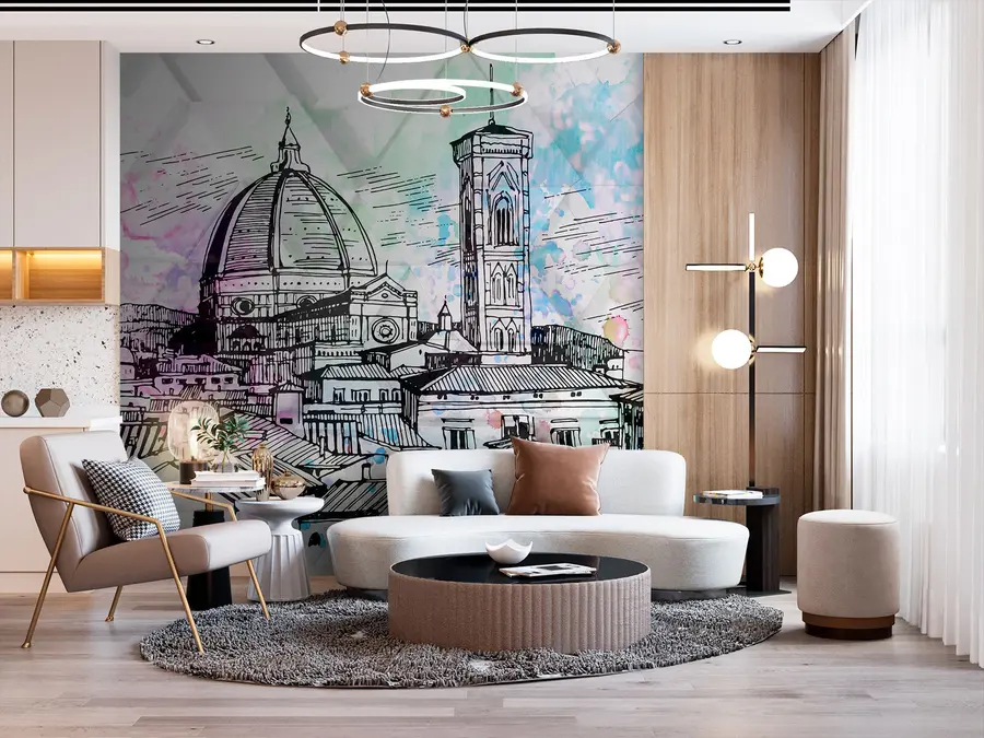 murales de pared Italia Florencia u73448