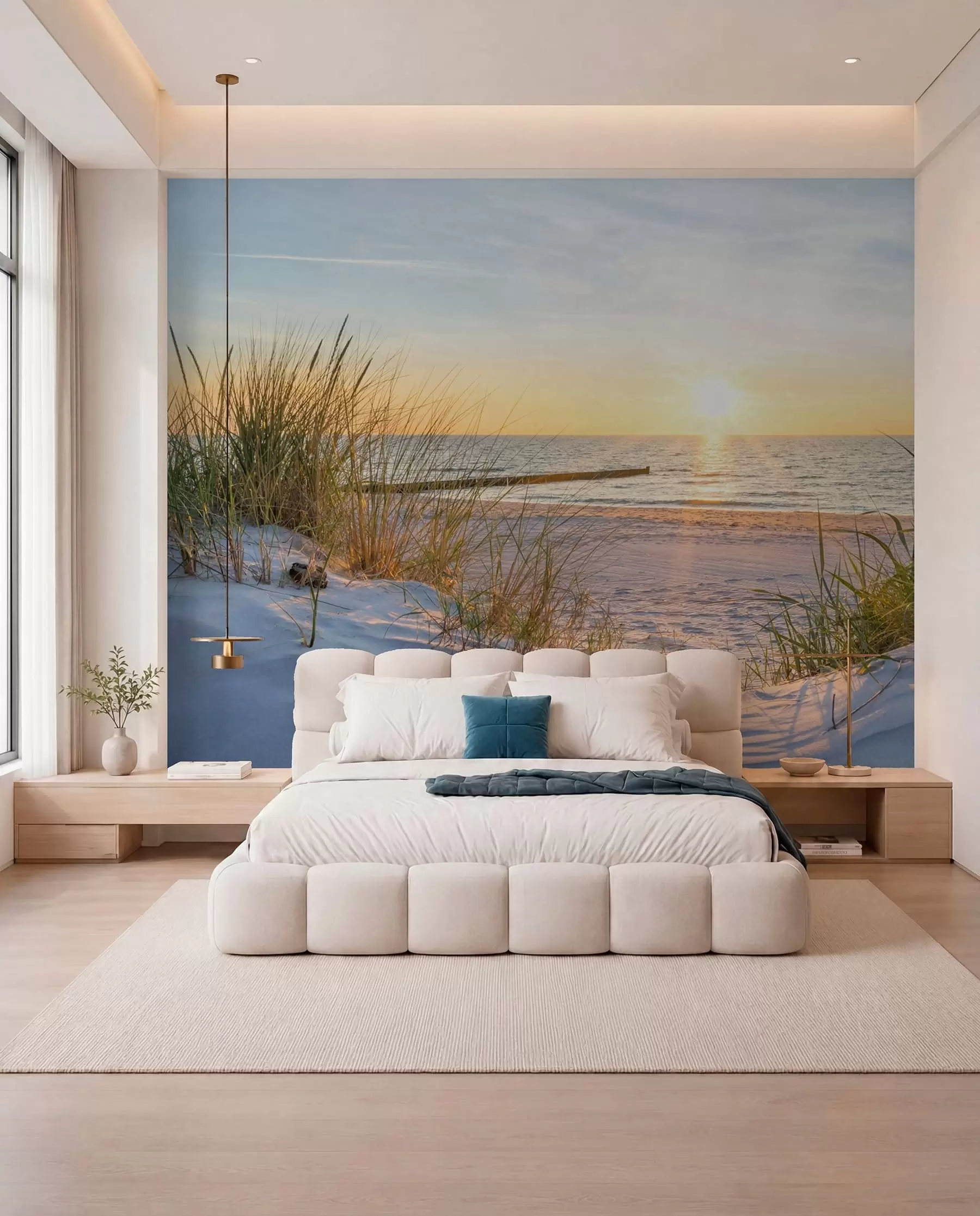 murales de pared Ocaso tras las dunas u93577