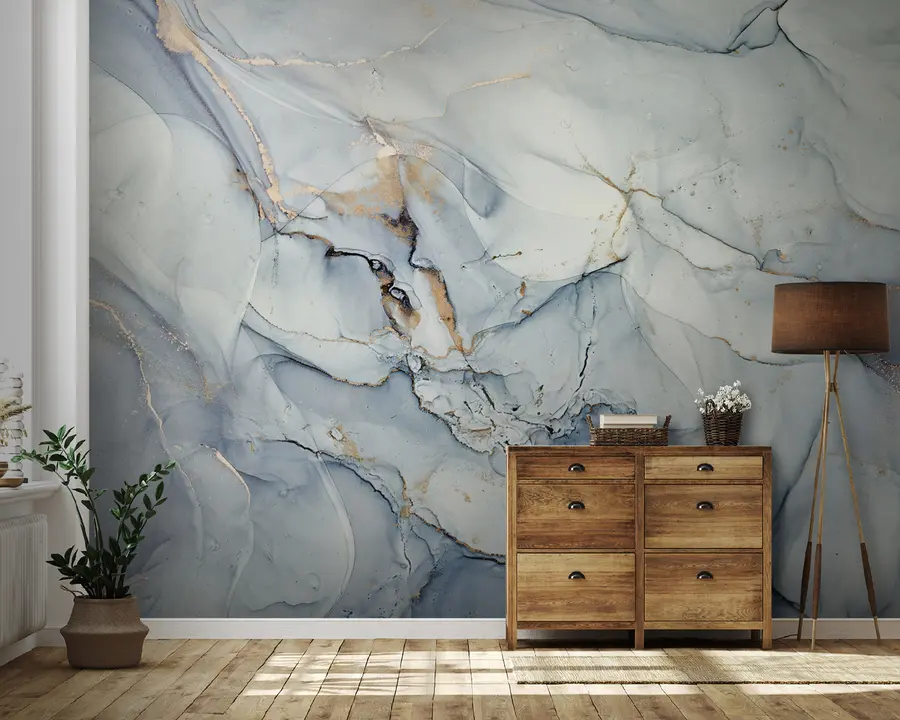 murales de pared Capa de hielo, nieve y derretimiento u93432