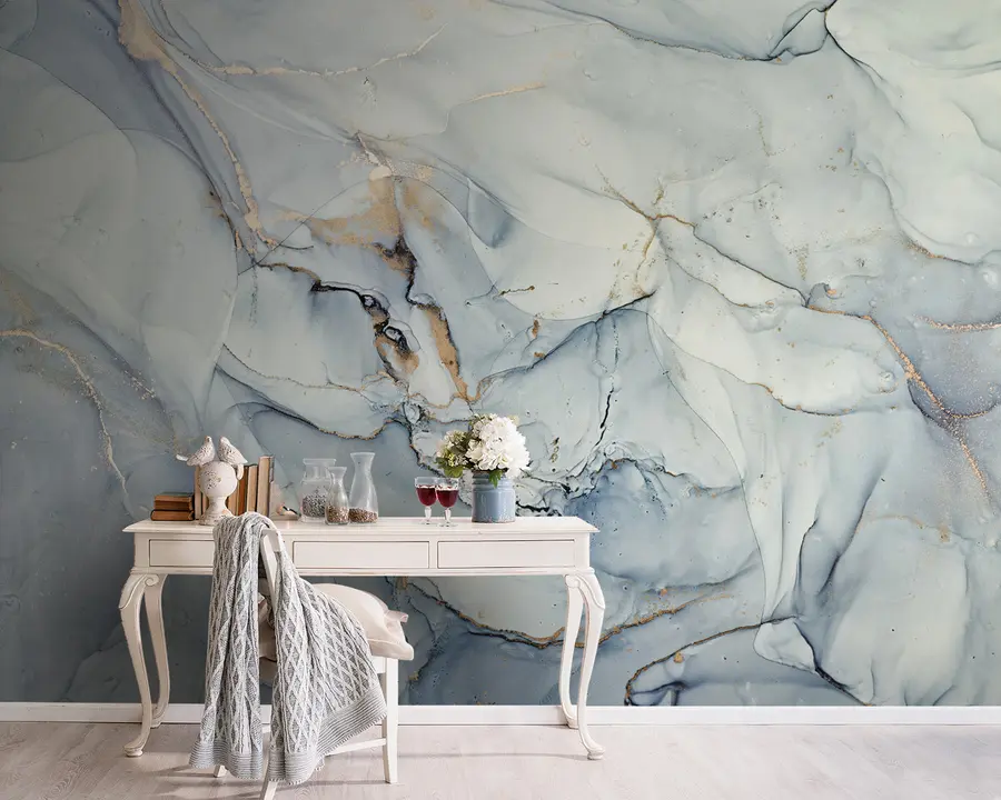 murales de pared Capa de hielo, nieve y derretimiento u93432