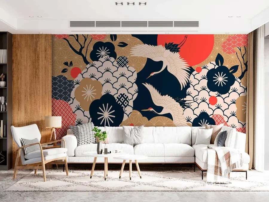 murales de pared jardín japonés u68178
