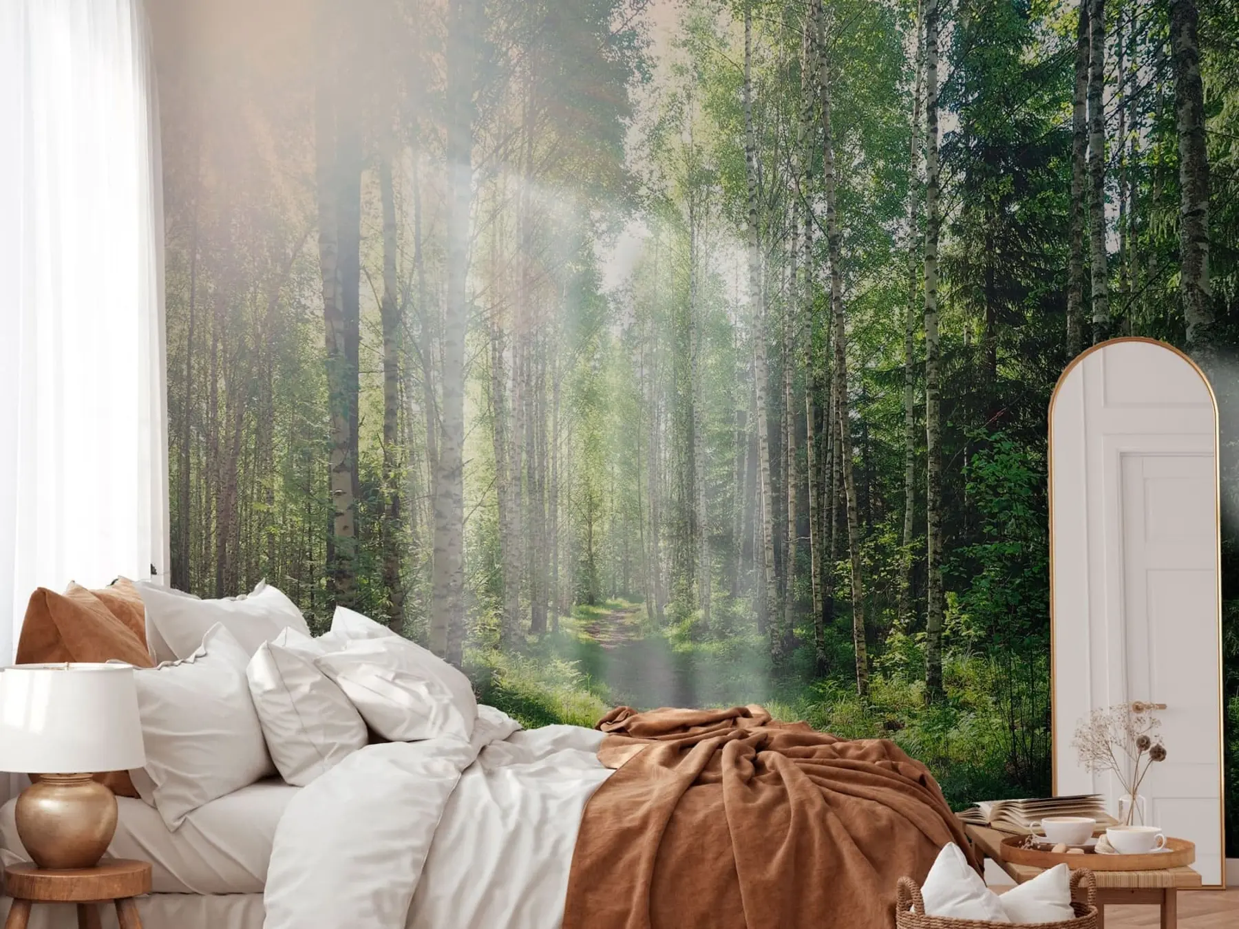 murales de pared Sunshine verde en Finlandia u74235