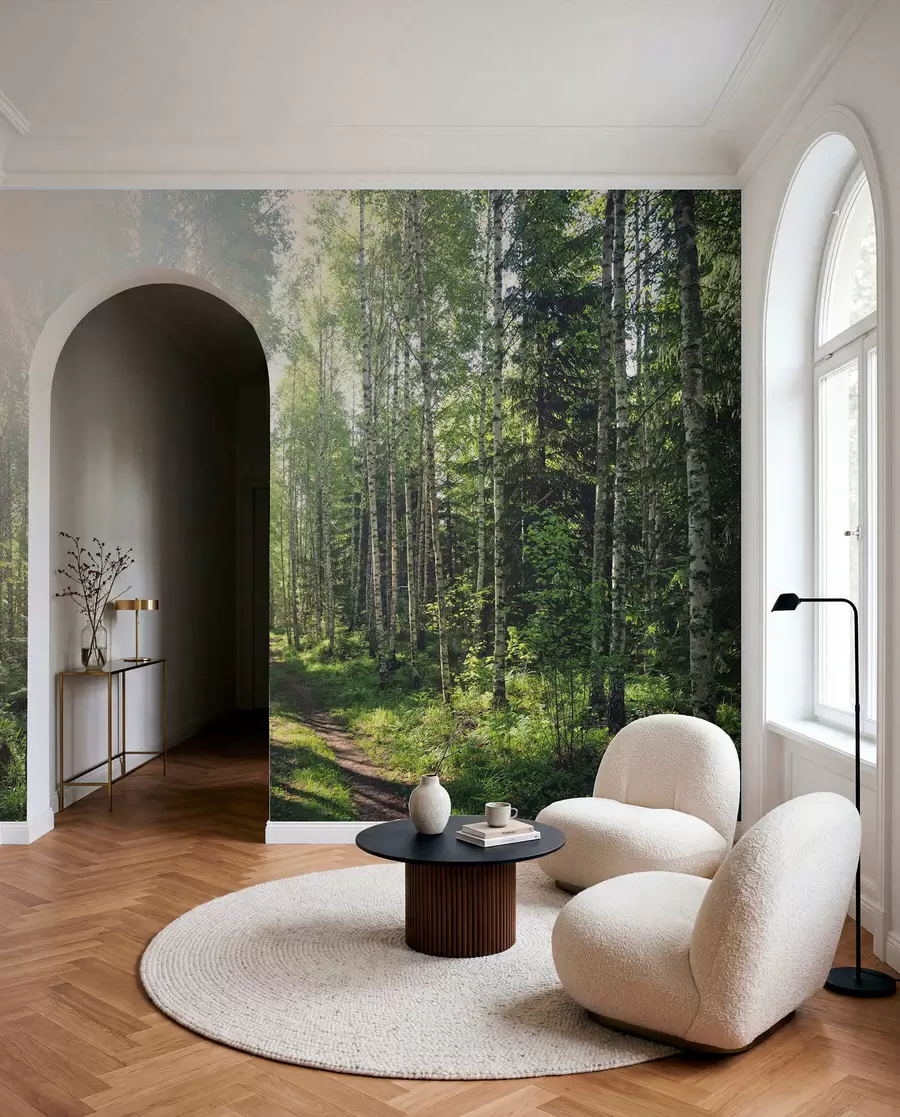 murales de pared Sunshine verde en Finlandia u74235