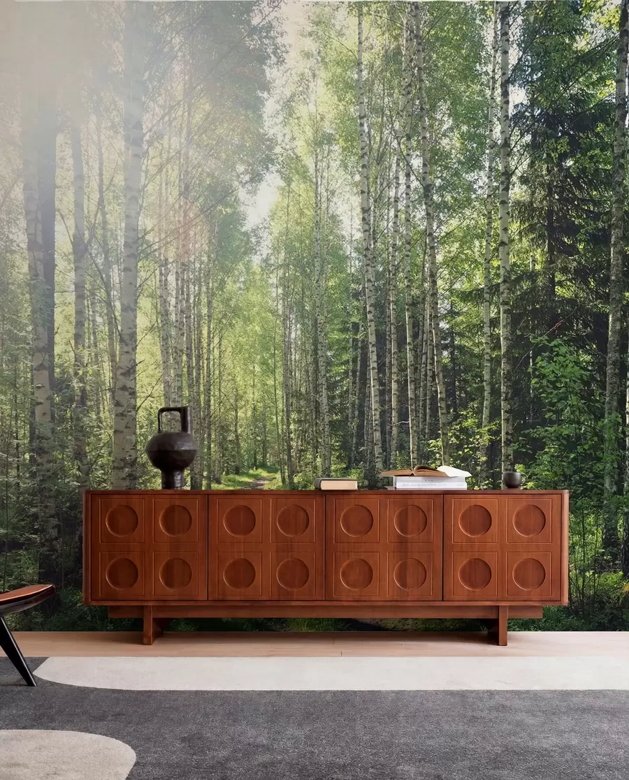 murales de pared Sunshine verde en Finlandia u74235