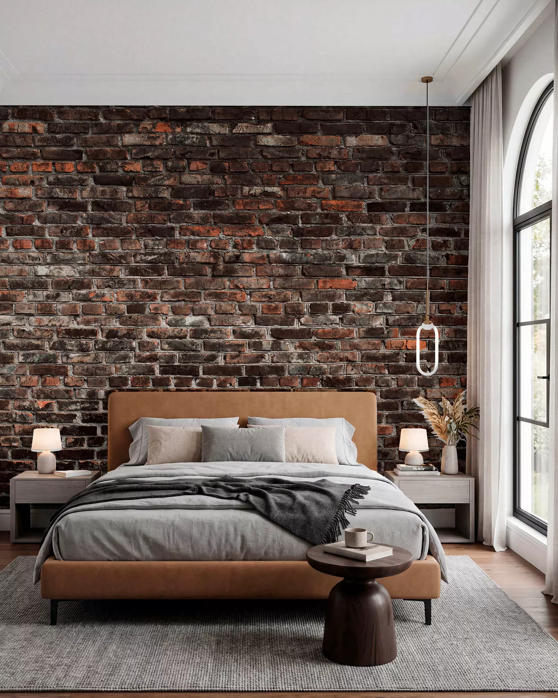 murales de pared Ladrillo de negro u74267