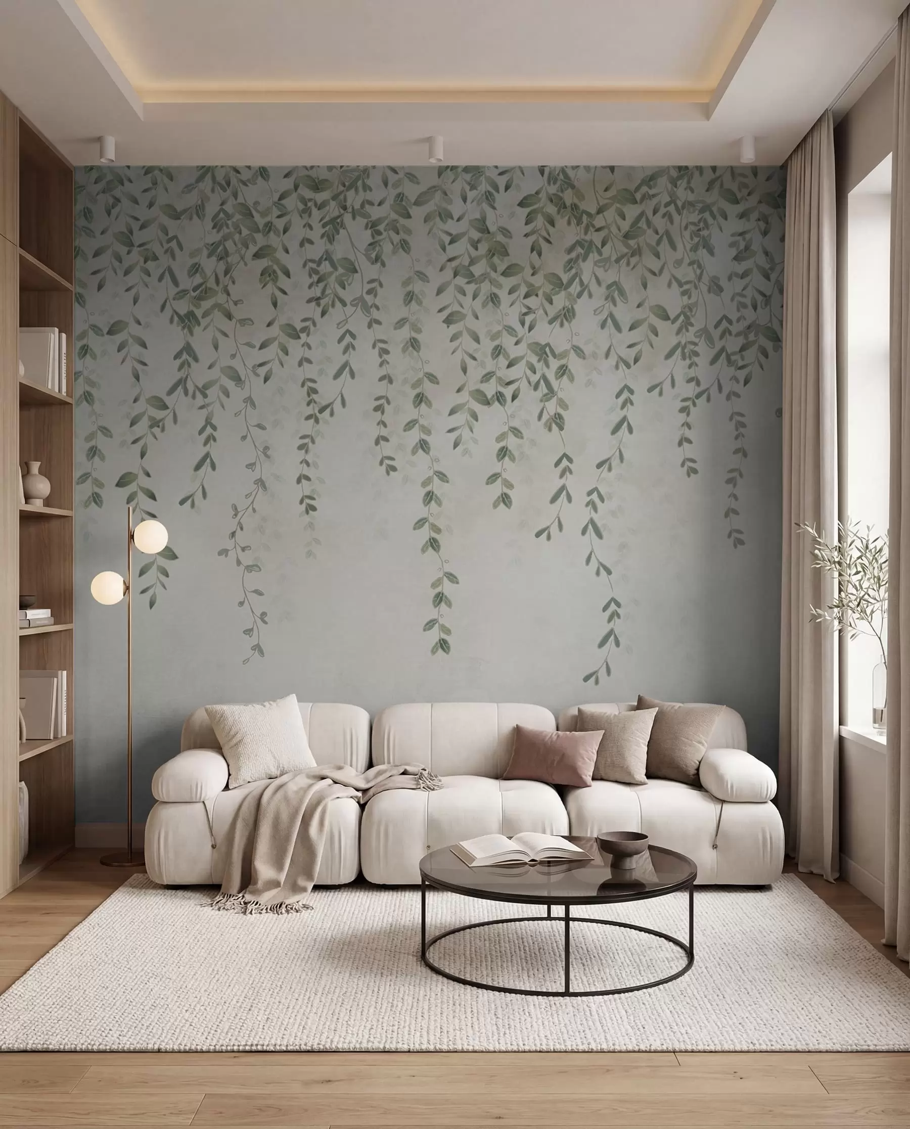 murales de pared Vides con follaje u71244