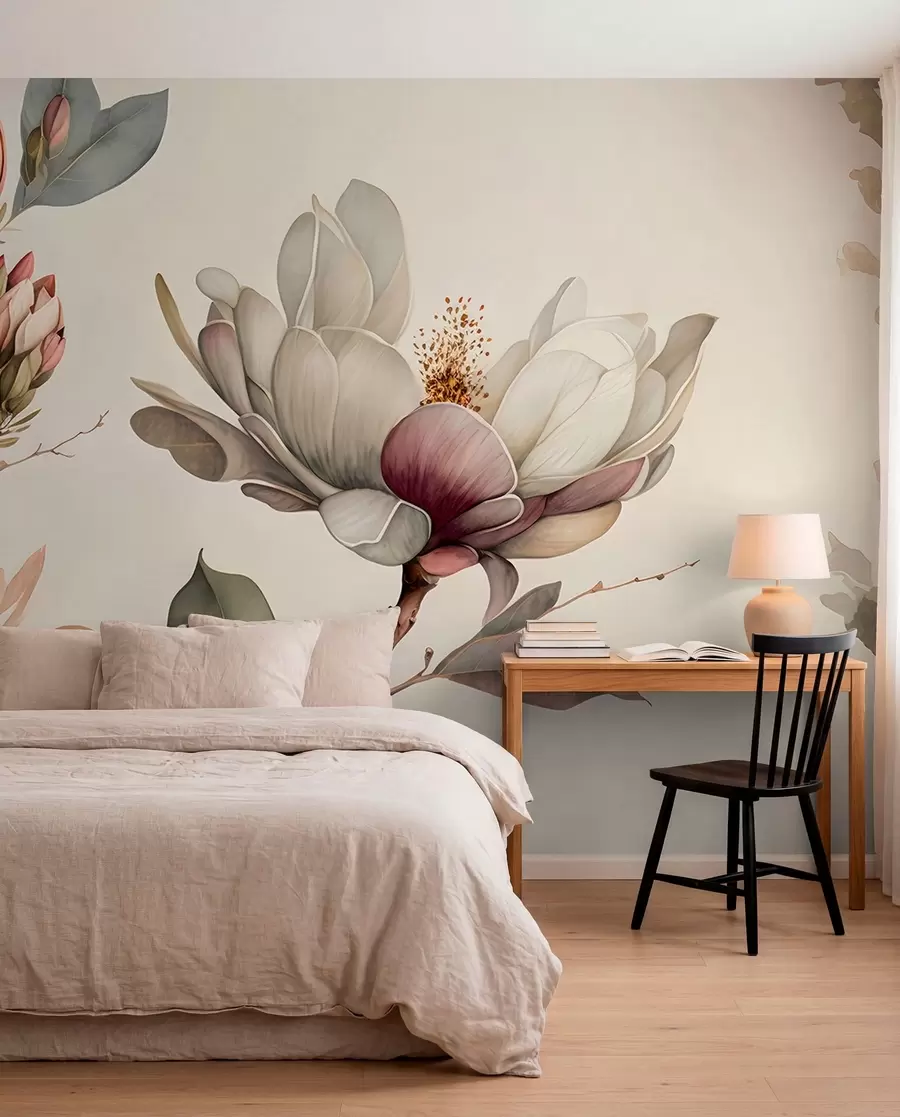murales de pared Ilustración de Magnolia u93020