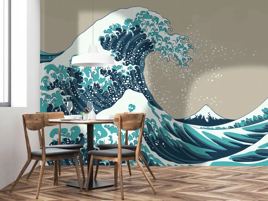 murales de pared Murales de estilo japonés, murales en el estilo asiático u74617