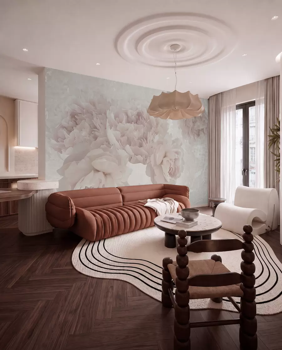 murales de pared Exuberantes hermosos brotes u74487